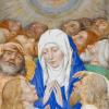 Mary and the disciples at Pentecost by a follower of Simon Marmion, 1480s